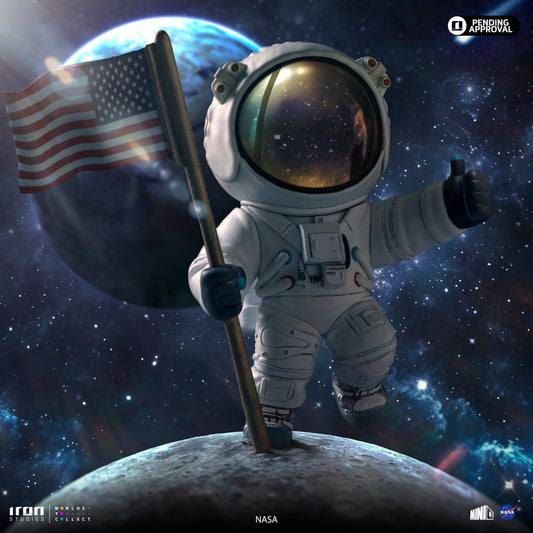 Estátua Astronauta - NASA - MiniCo - Iron Studios