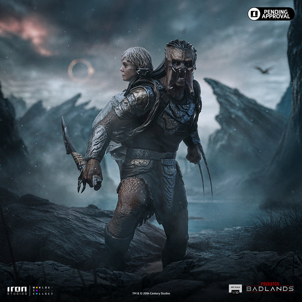 Voucher Pré-venda - Estátua Predator Dek & Thia - Predator: Badlands - Art Scale 1/10 - Iron Studios