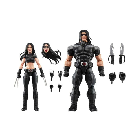 Figura X-23 e Warpath - Marvel Legends Series - Hasbro