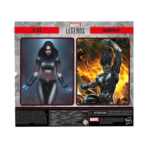 Figura X-23 e Warpath - Marvel Legends Series - Hasbro