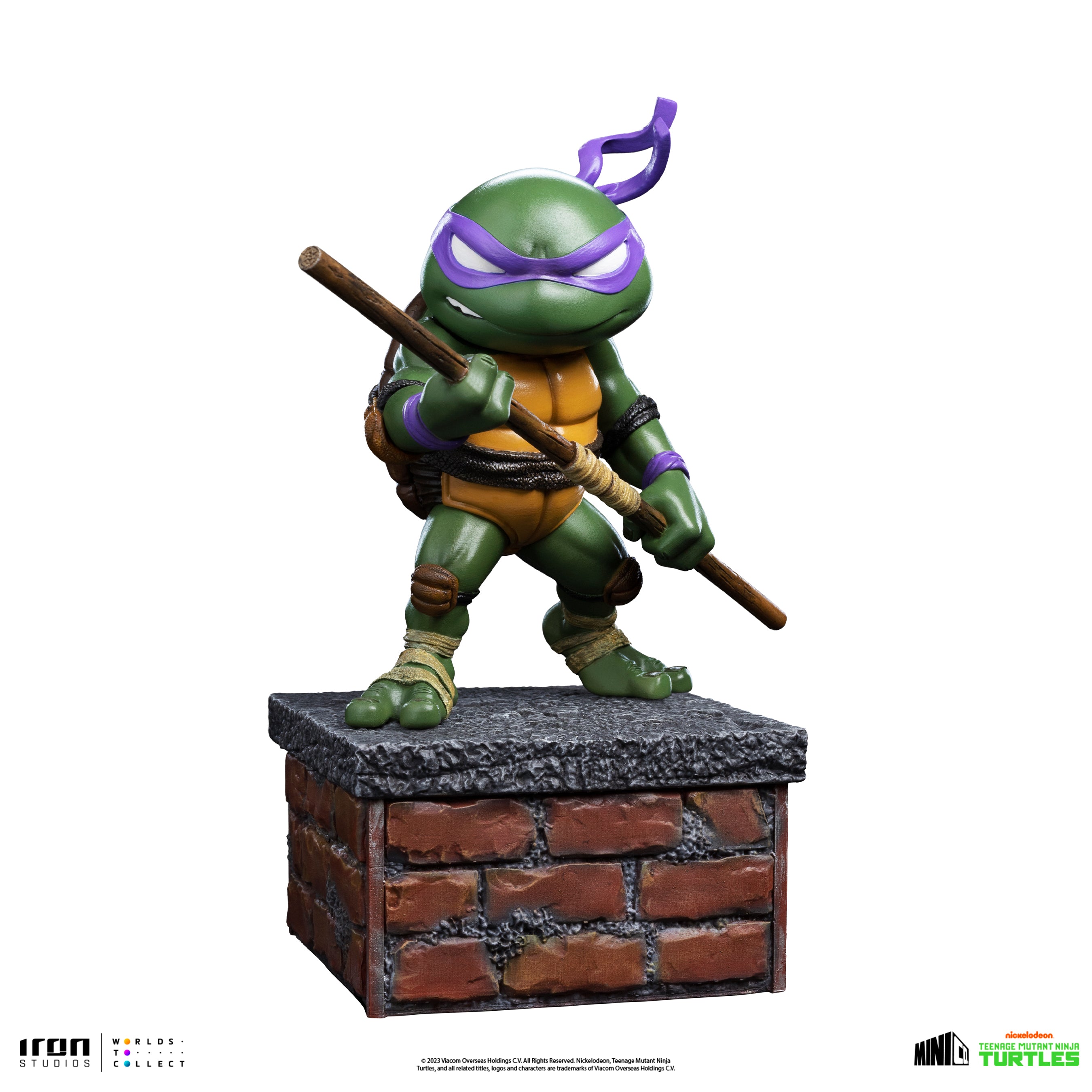 コジロウ　ダーテング Estátua Donatello v2 - TMNT - MiniCo - Iron Studios – Iron Studios