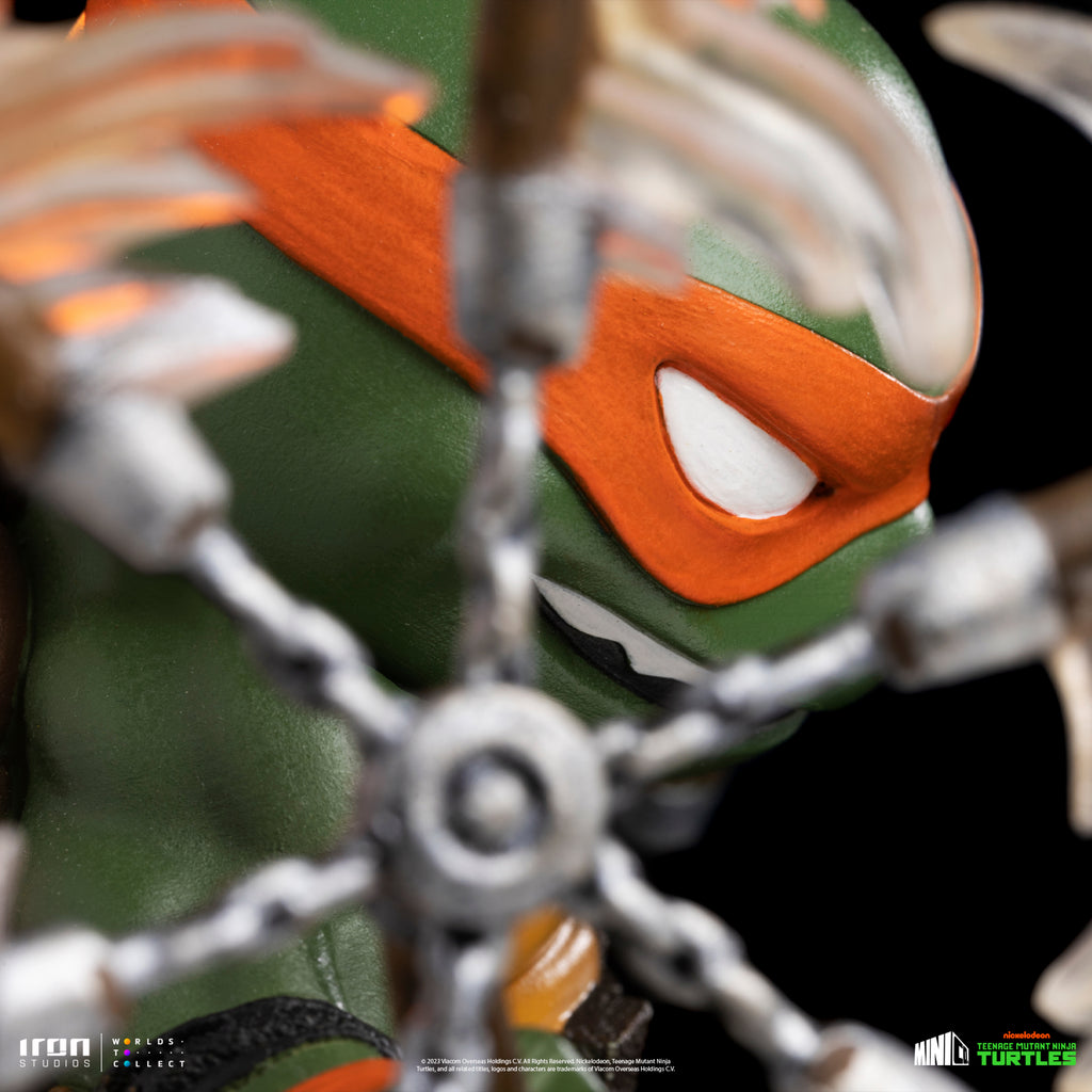 Estátua Michelangelo v2 - TMNT - MiniCo - Iron Studios
