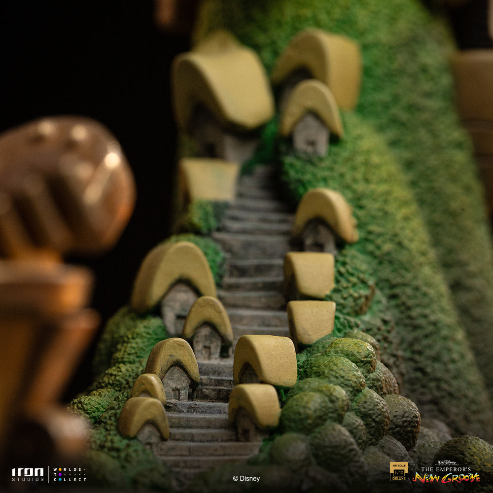 Voucher Pré-venda - Estátua Kuzco & Yzma – A Nova Onda do Imperador – Deluxe Art Scale 1/10 – Iron Studios