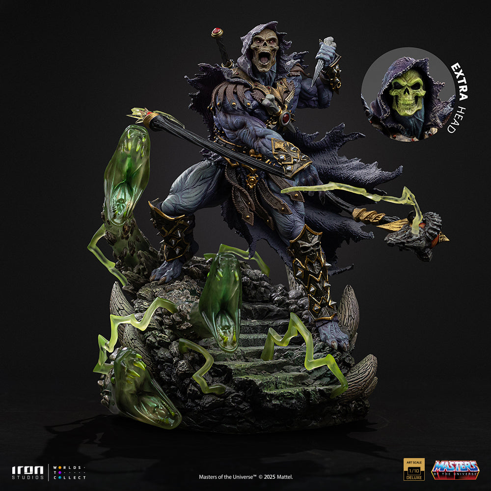 Estátua Esqueleto Unleashed - He-Man e os Mestres do Universo - Art Scale 1/10 - Iron Studios