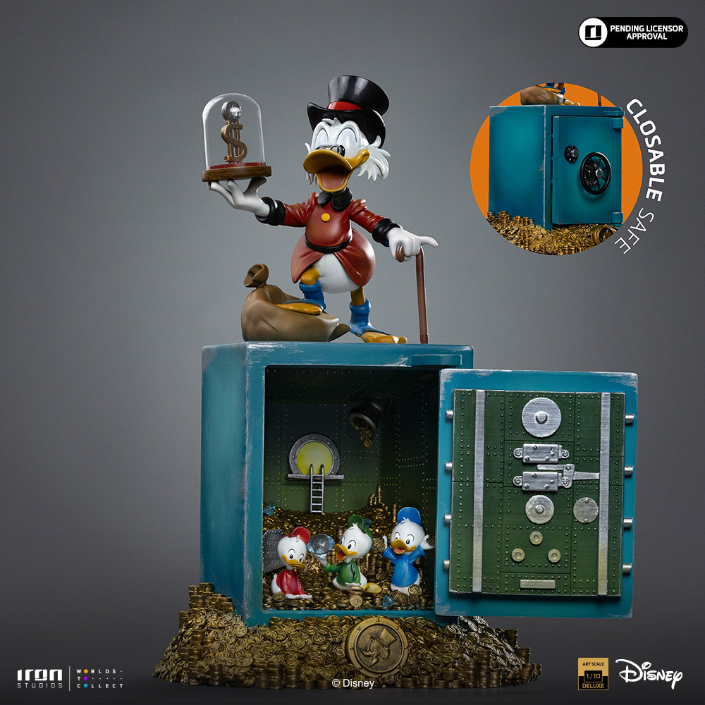 Voucher Pré-venda - Estátua Uncle Scrooge Mcduck and Nephews - Duck Tales - Art Scale 1/10 - Iron Studios