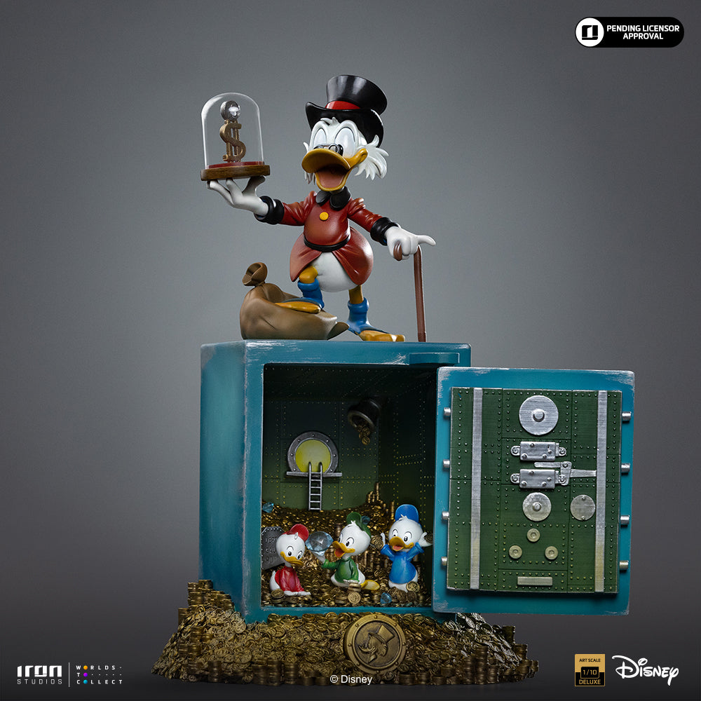 Voucher Pré-venda - Estátua Uncle Scrooge Mcduck and Nephews - Duck Tales - Art Scale 1/10 - Iron Studios