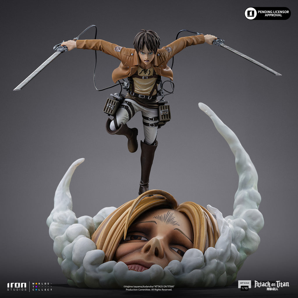 Voucher Pré-venda - Estátua Eren Yeager - Attack on Titan - Art Scale 1/10 - Iron Studios