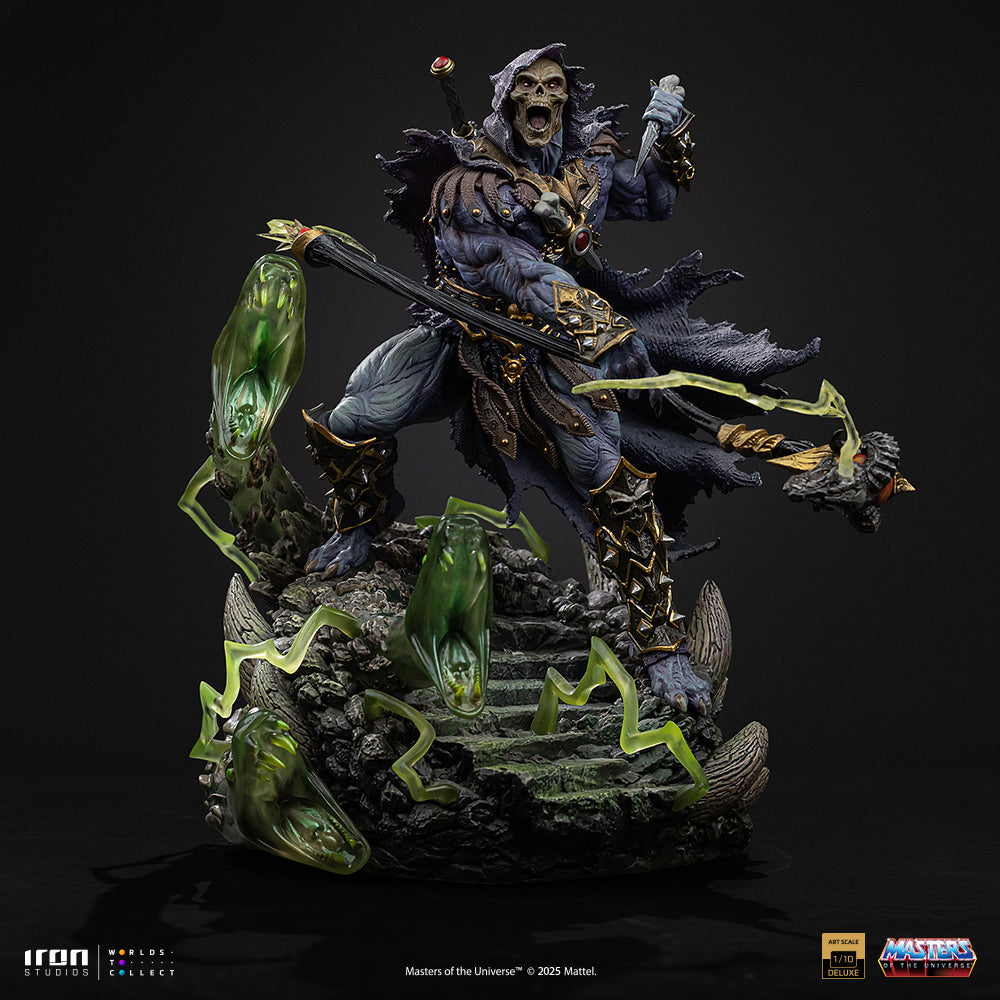 Estátua Esqueleto Unleashed - He-Man e os Mestres do Universo - Art Scale 1/10 - Iron Studios