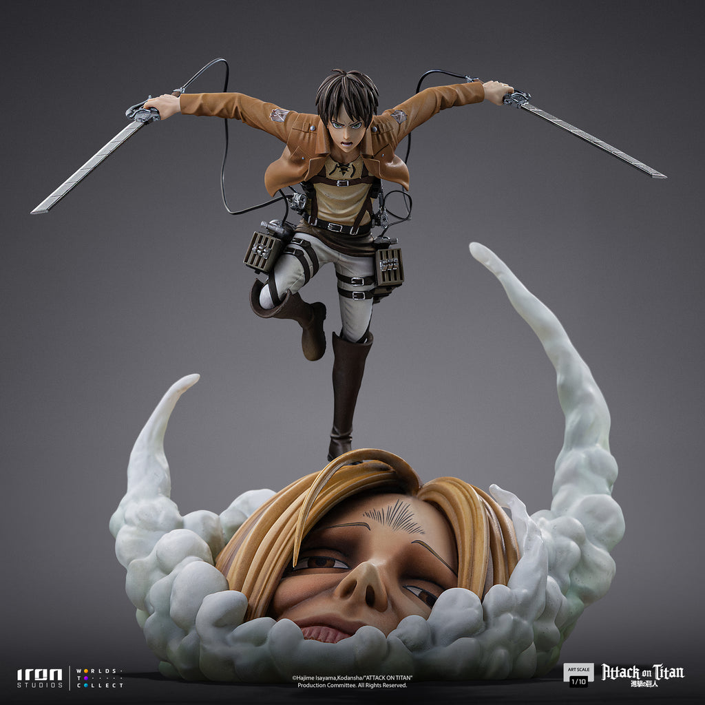 Estátua Eren Yeager - Attack on Titan - Art Scale 1/10 - Iron Studios