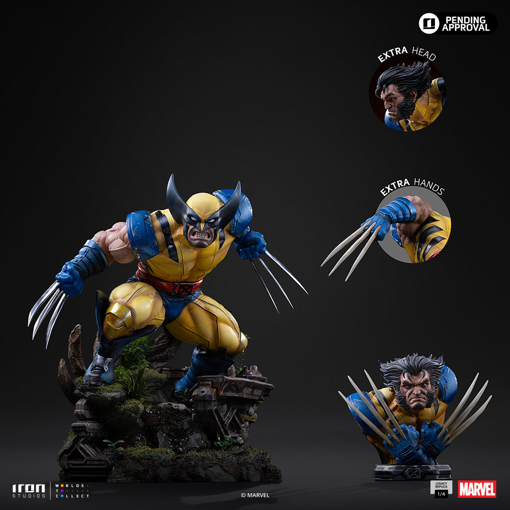 Voucher Pré-venda - Estátua Wolverine – Marvel Comics - Legacy Replica 1/4 – Iron Studios