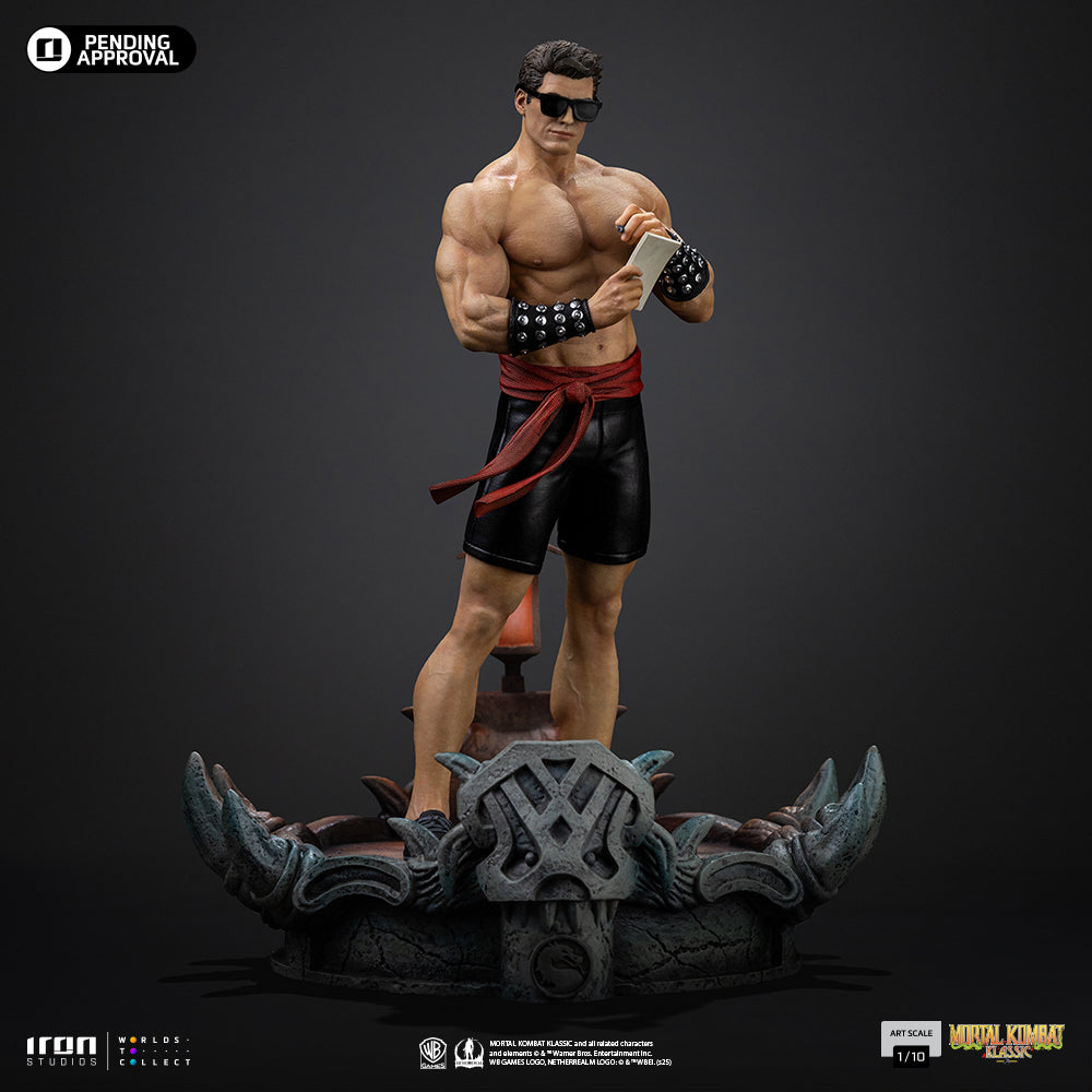 Estátua Johnny Cage - Mortal Kombat - Art Scale 1/10 - Iron Studios