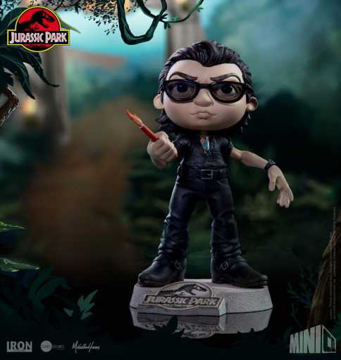 Estátua Ian Malcon - Jurassic Park - MiniCo -  Iron Studios