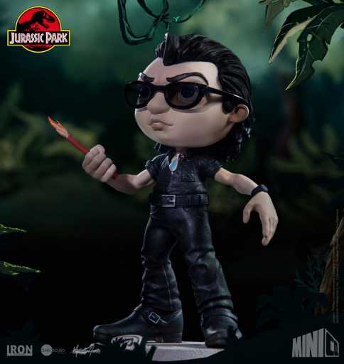 Estátua Ian Malcon - Jurassic Park - MiniCo -  Iron Studios