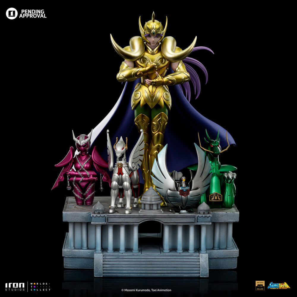 Estátua Aries Mu - Saint Seiya - Deluxe Art Scale 1/10 - Iron Studios