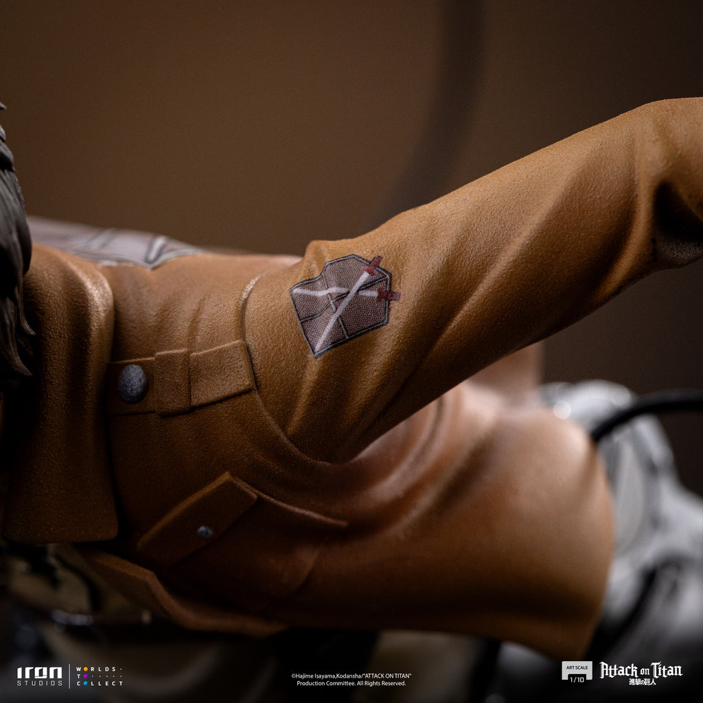 Estátua Eren Yeager - Attack on Titan - Art Scale 1/10 - Iron Studios