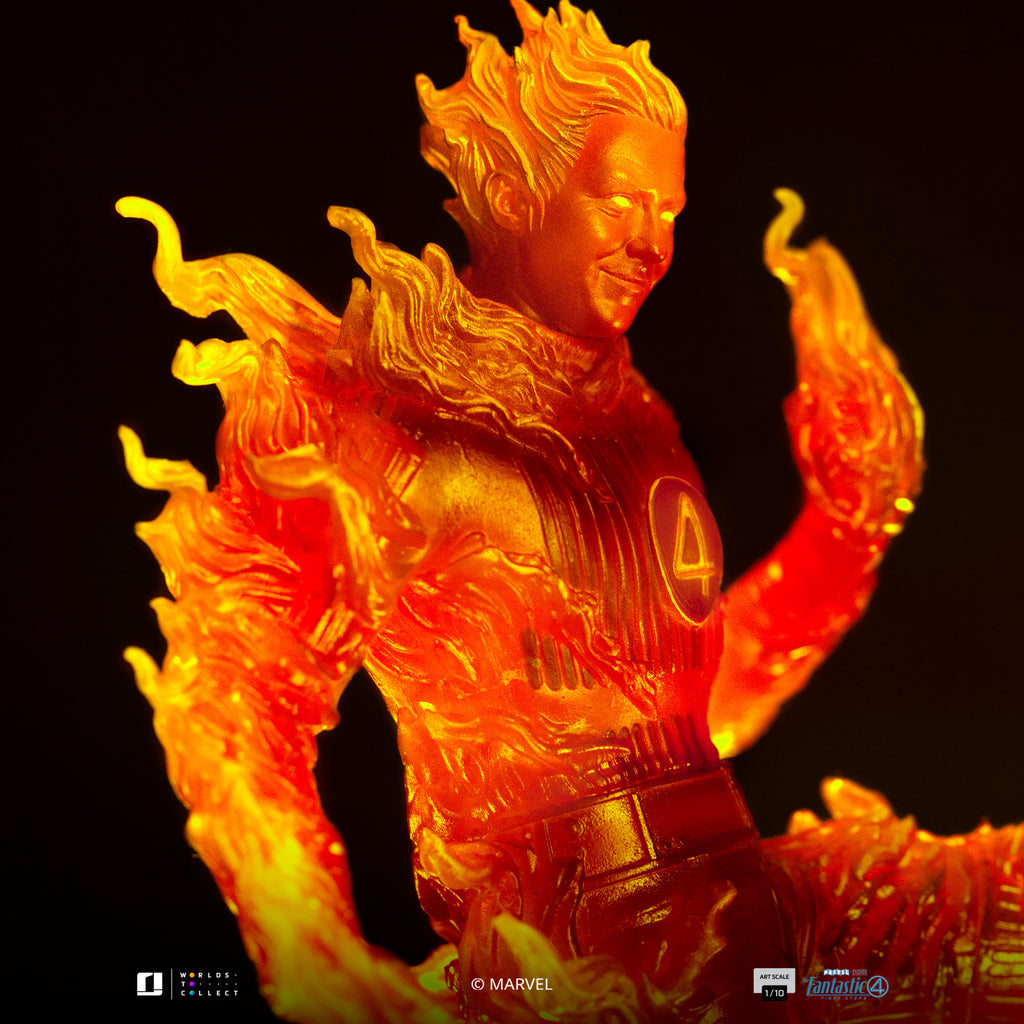 Estátua Human Torch - Fantastic Four - Art Scale 1/10 - Iron Studios