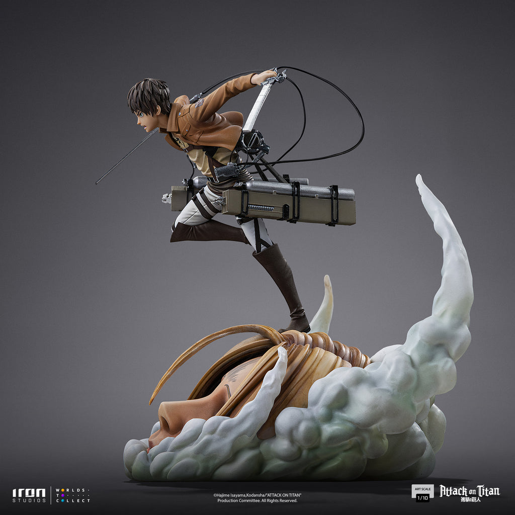 Estátua Eren Yeager - Attack on Titan - Art Scale 1/10 - Iron Studios