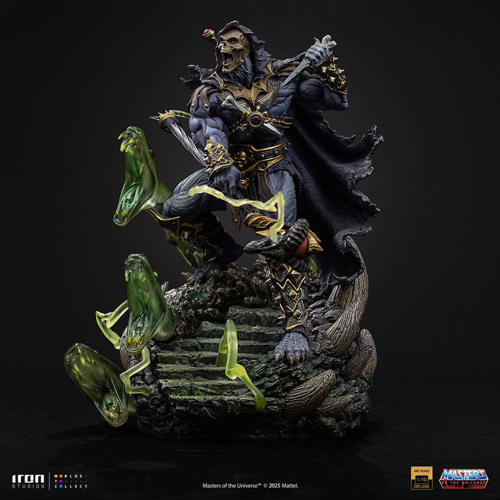 Estátua Esqueleto Unleashed - He-Man e os Mestres do Universo - Art Scale 1/10 - Iron Studios