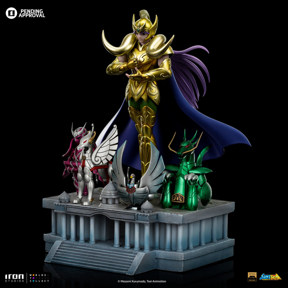 Estátua Aries Mu - Saint Seiya - Deluxe Art Scale 1/10 - Iron Studios