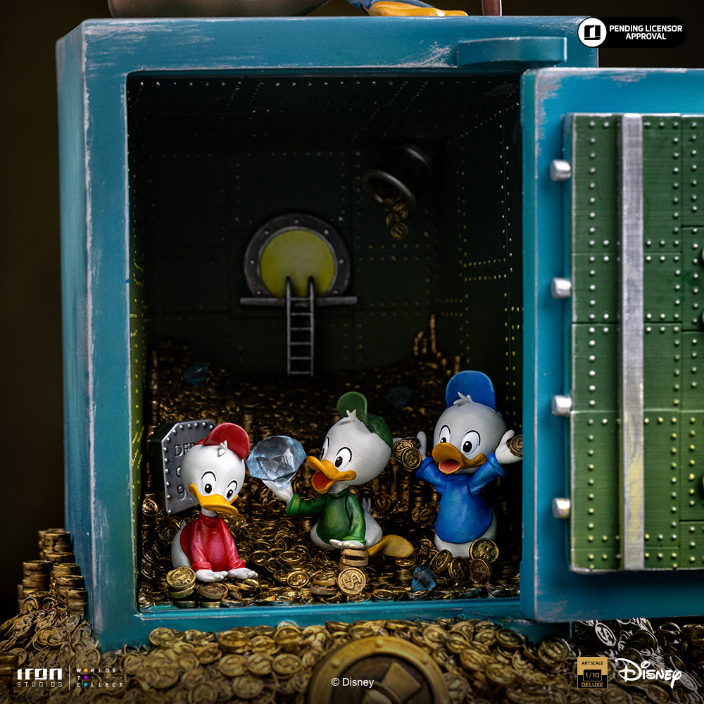Voucher Pré-venda - Estátua Uncle Scrooge Mcduck and Nephews - Duck Tales - Art Scale 1/10 - Iron Studios