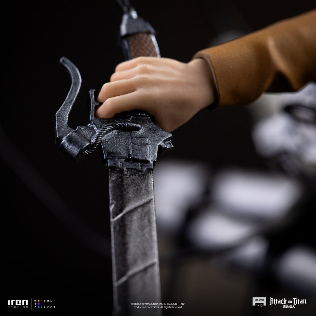 Estátua Eren Yeager - Attack on Titan - Art Scale 1/10 - Iron Studios