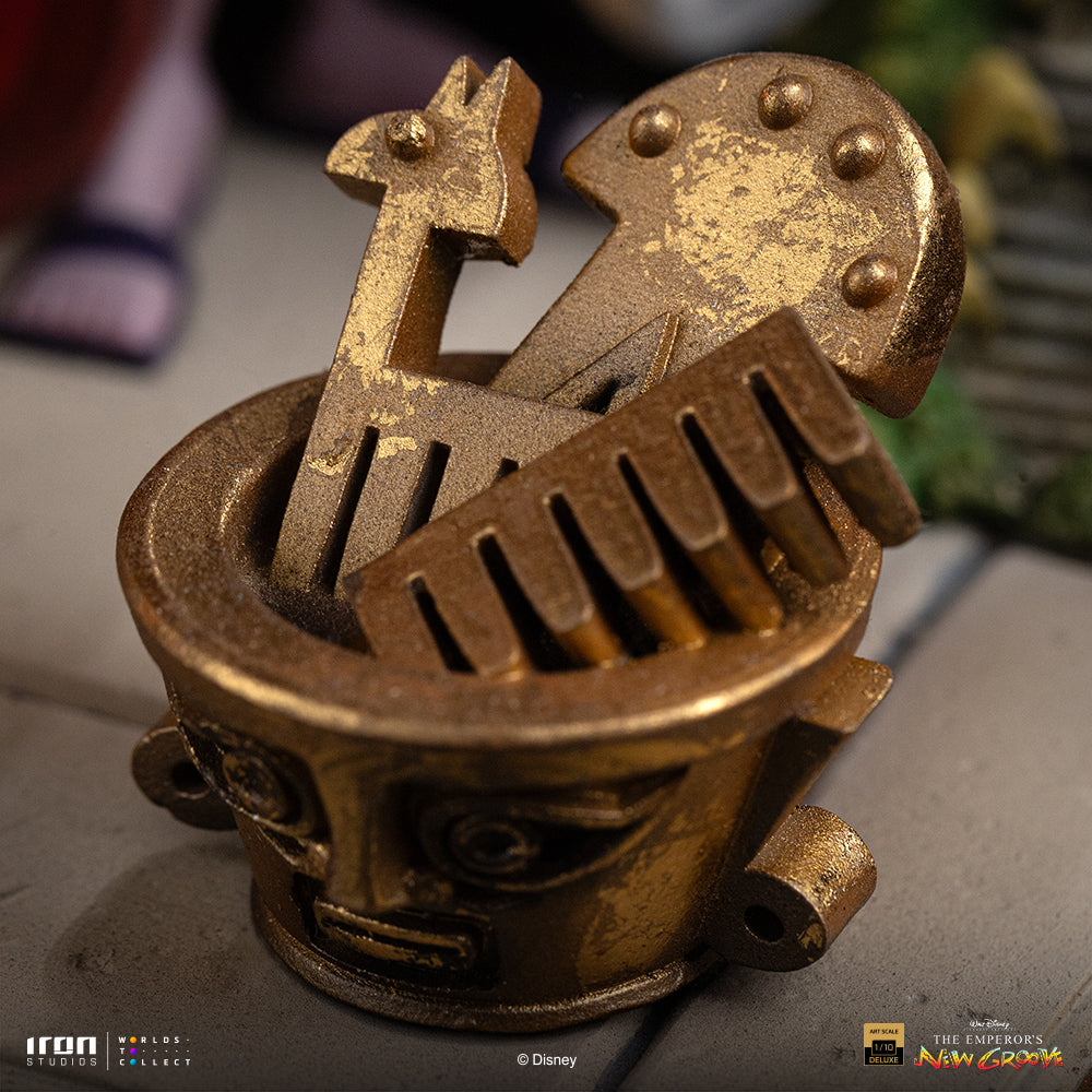 Voucher Pré-venda - Estátua Kuzco & Yzma – A Nova Onda do Imperador – Deluxe Art Scale 1/10 – Iron Studios