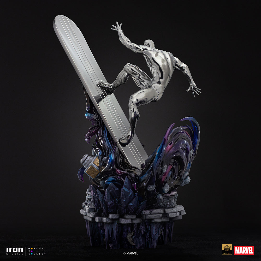 Voucher Pré-venda - Estátua Surfista Prateado Deluxe - Infinity Gauntlet Diorama - BDS Art Scale 1/10 - Iron Studios