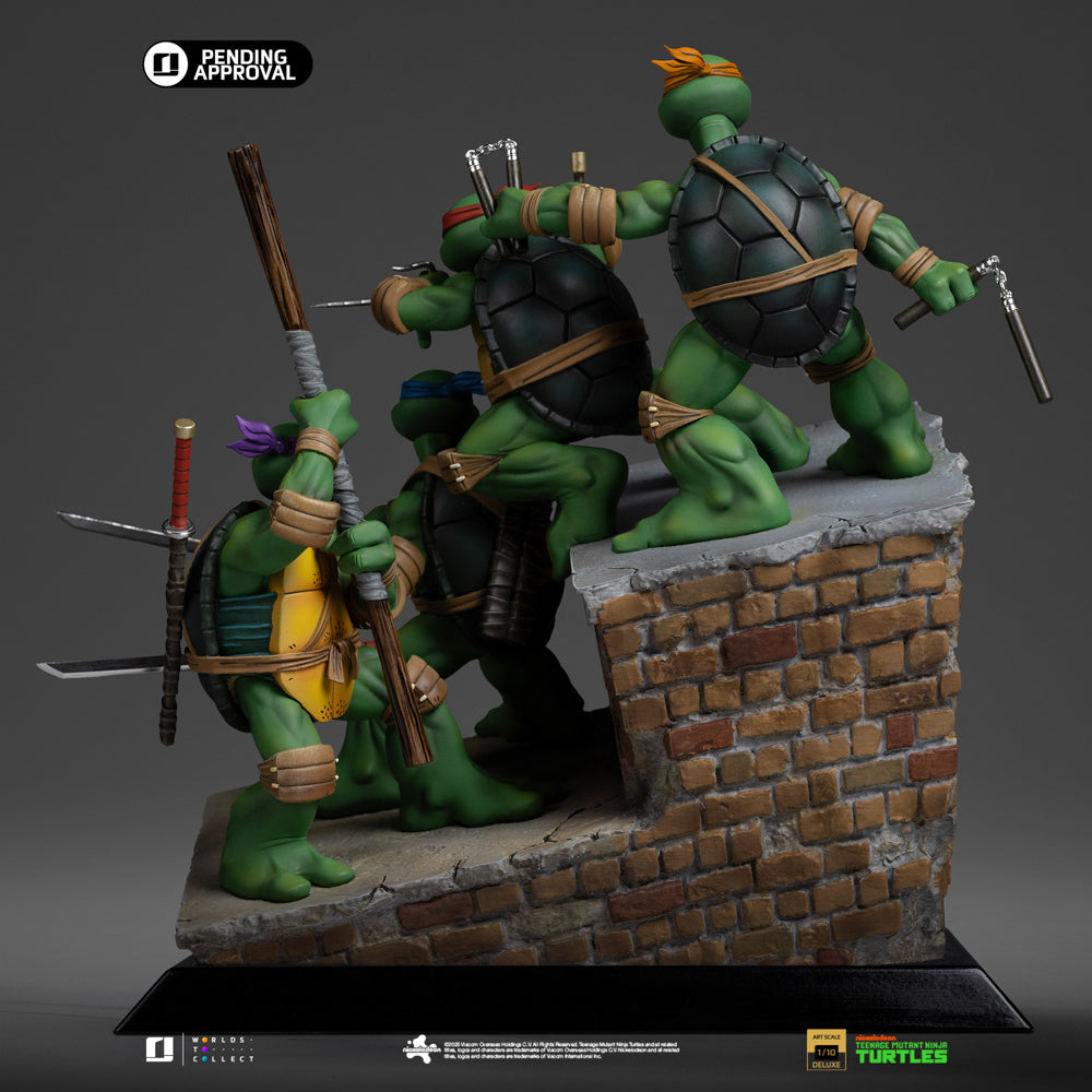 Estátua TMNT 1st Cover Set (Kevin Eastman Signed Ver.) - Teenage Mutant Ninja Turtles - Art Scale 1/10 - Iron Studios