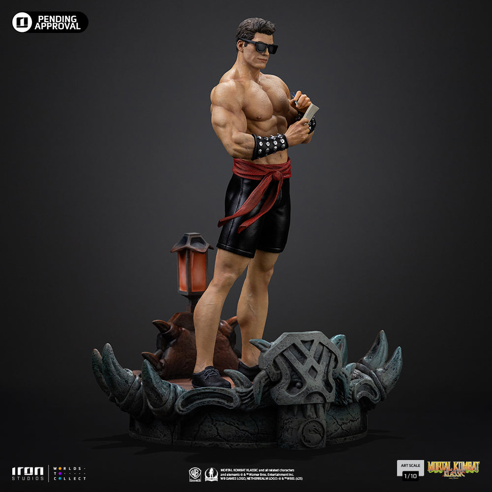 Voucher Pré-Venda - Estátua Johnny Cage - Mortal Kombat - Art Scale 1/10 - Iron Studios