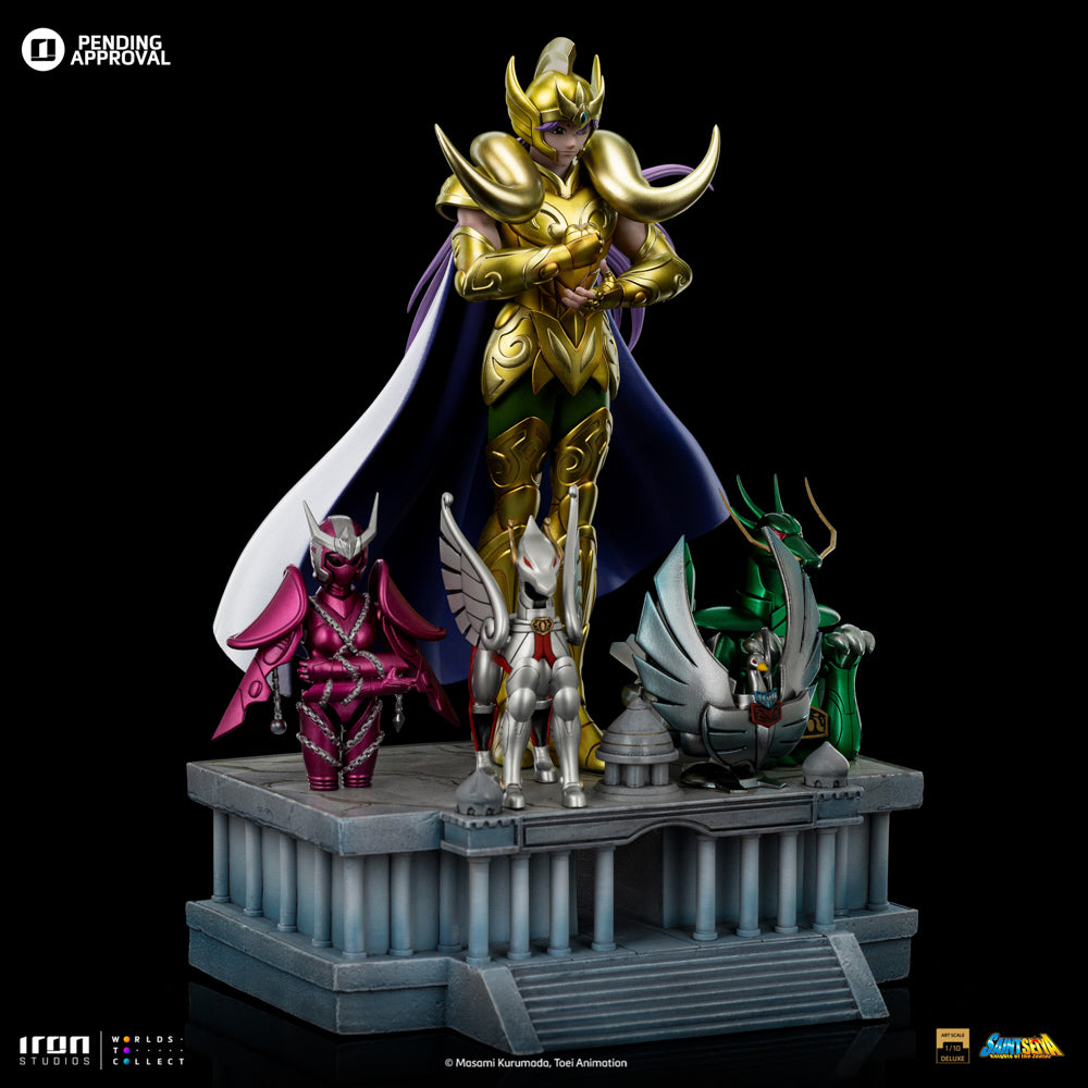 Estátua Aries Mu - Saint Seiya - Deluxe Art Scale 1/10 - Iron Studios