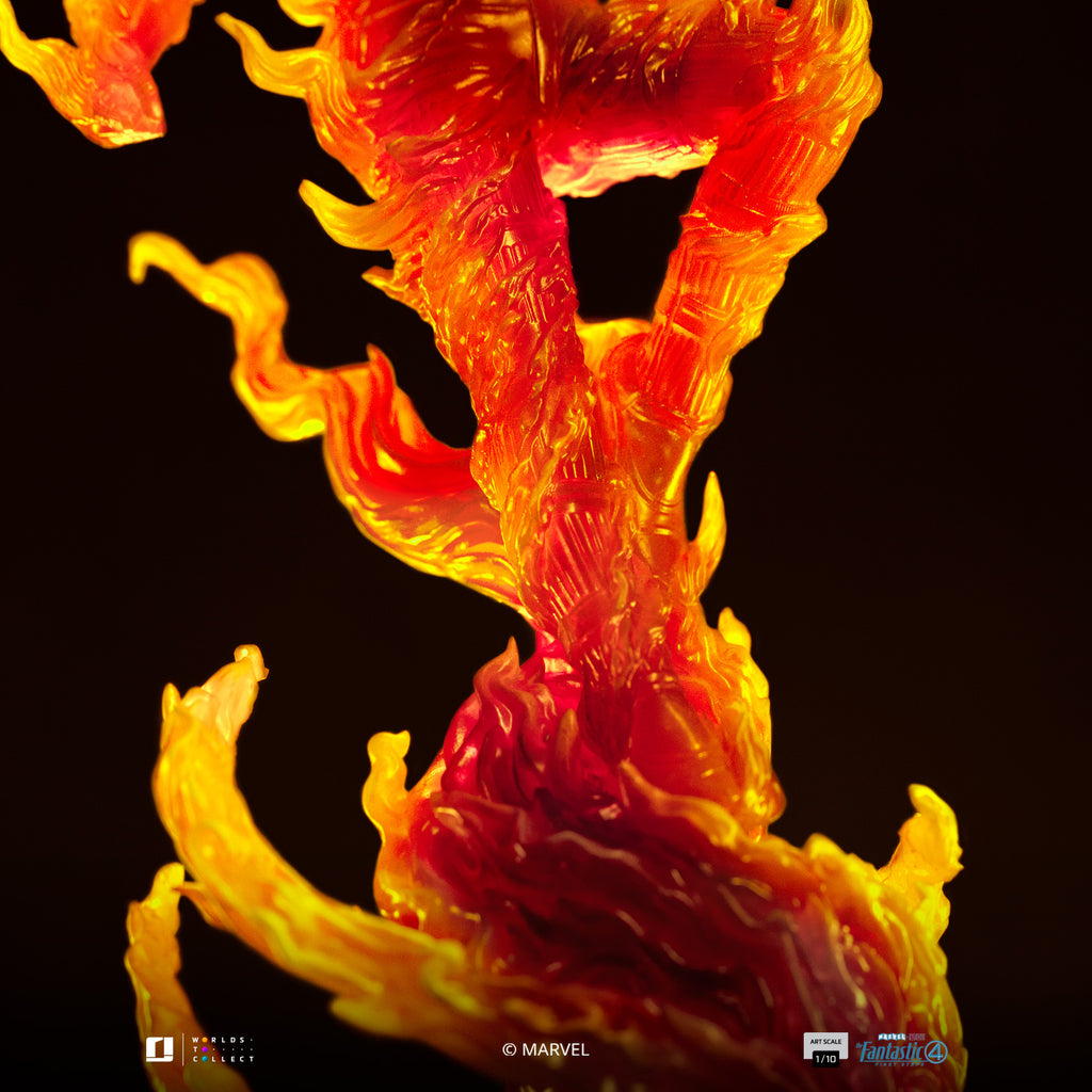 Estátua Human Torch - Fantastic Four - Art Scale 1/10 - Iron Studios