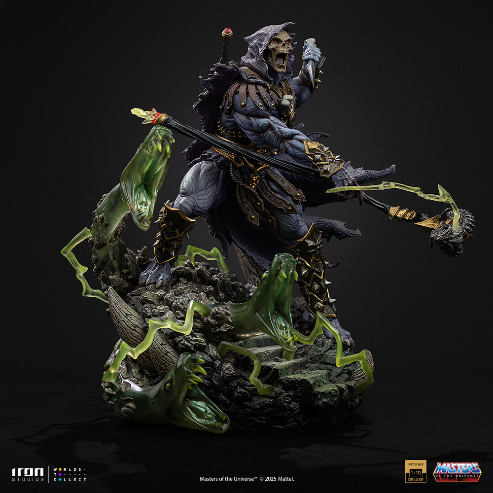 Estátua Esqueleto Unleashed - He-Man e os Mestres do Universo - Art Scale 1/10 - Iron Studios