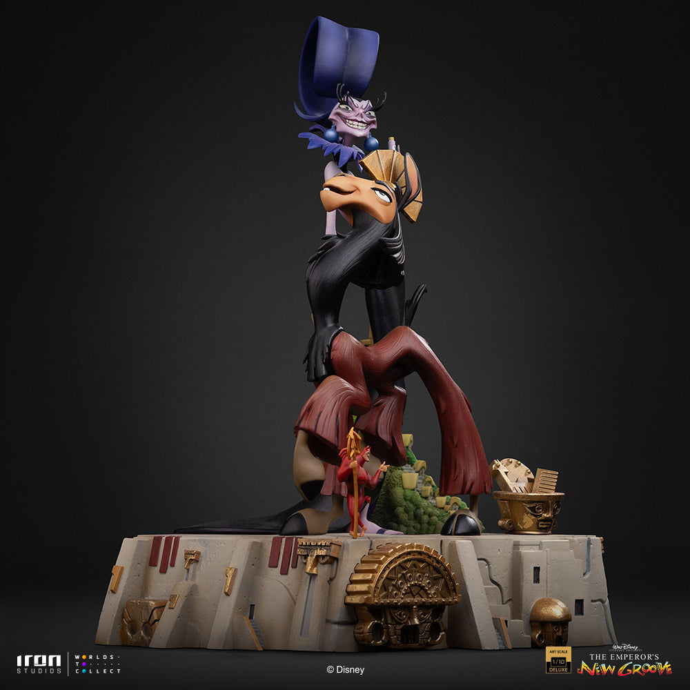 Voucher Pré-venda - Estátua Kuzco & Yzma – A Nova Onda do Imperador – Deluxe Art Scale 1/10 – Iron Studios