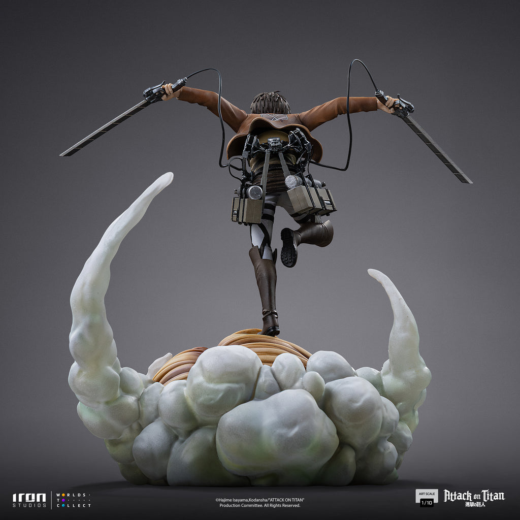 Estátua Eren Yeager - Attack on Titan - Art Scale 1/10 - Iron Studios