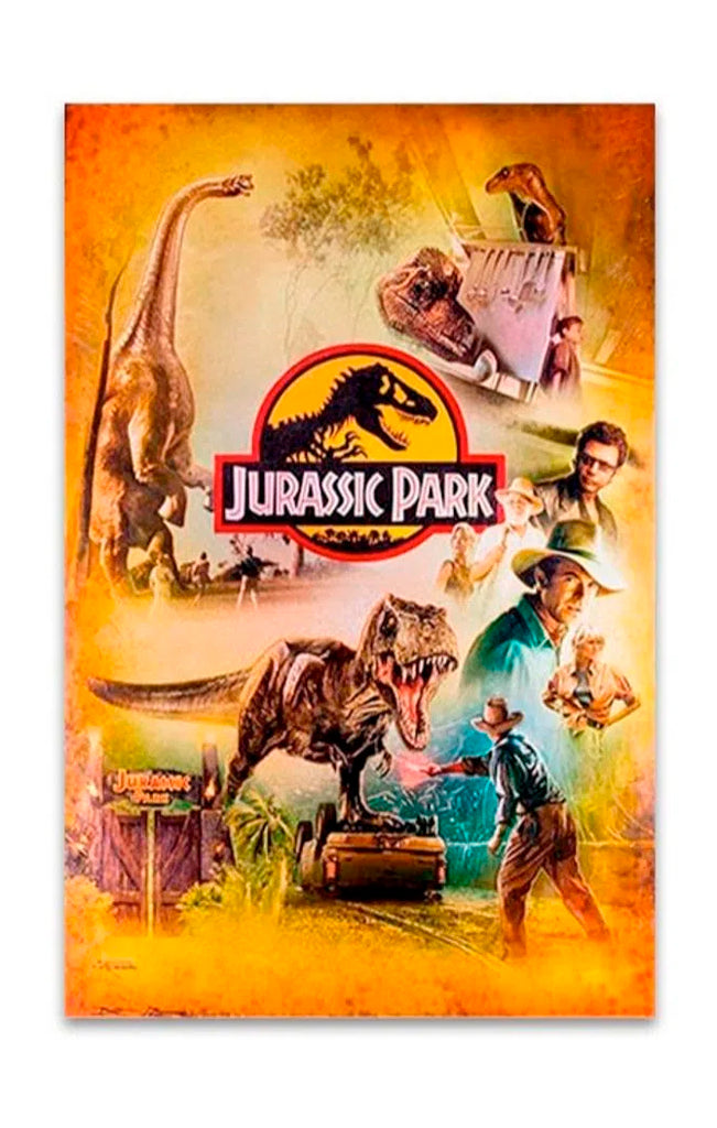 Canvas Welcome to Jurassic Park (Sem Moldura) - Assinado por Brian Rood - Iron Fine Art
