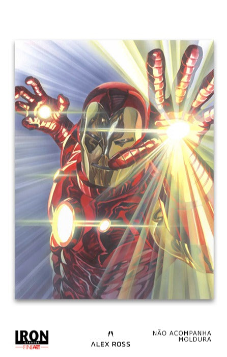 Marvelocity: Iron Man - Giclee Canvas Signed & Numbered (Sem Frame)