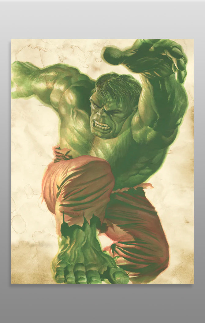 Litografia Hulk Smash! (Sem Moldura) - Iron Fine Art