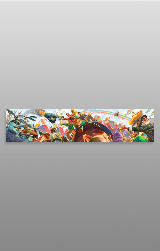 Canvas We All Live Yellow Submarine (Sem Moldura) - Assinado por Alex Ross - Iron Fine Art