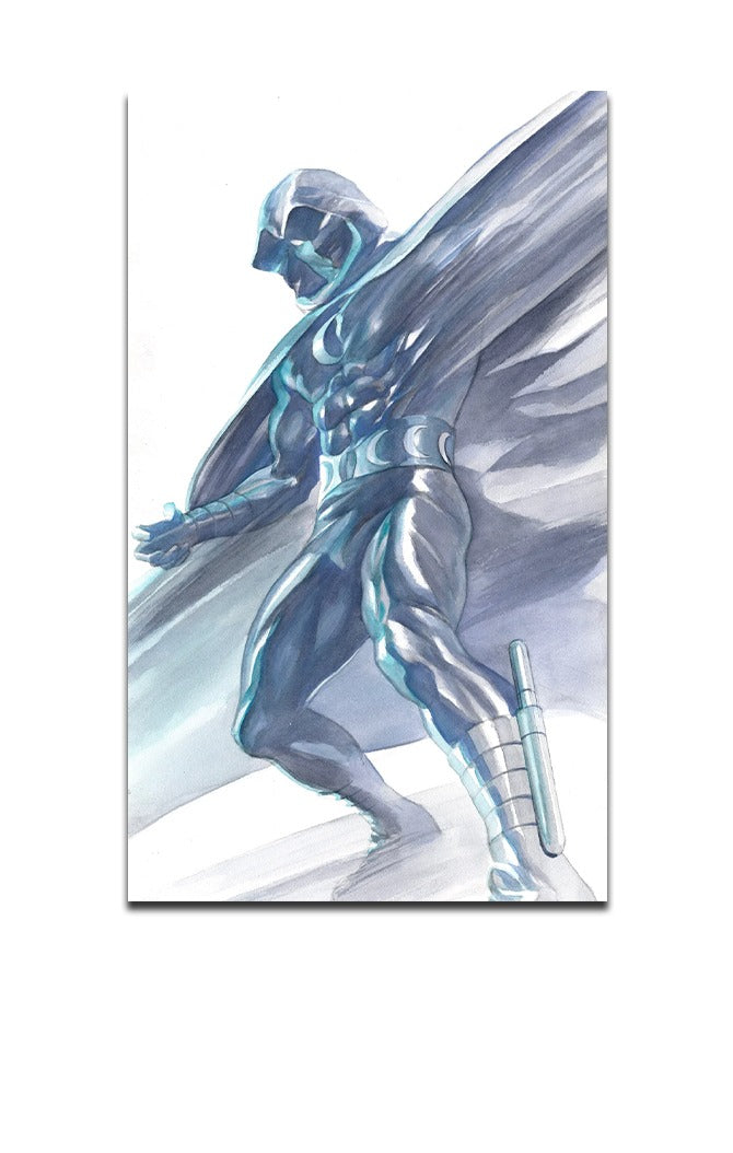 Moon Knight - Autografado SEM Frame - Alex Ross - Paper - Fine Art