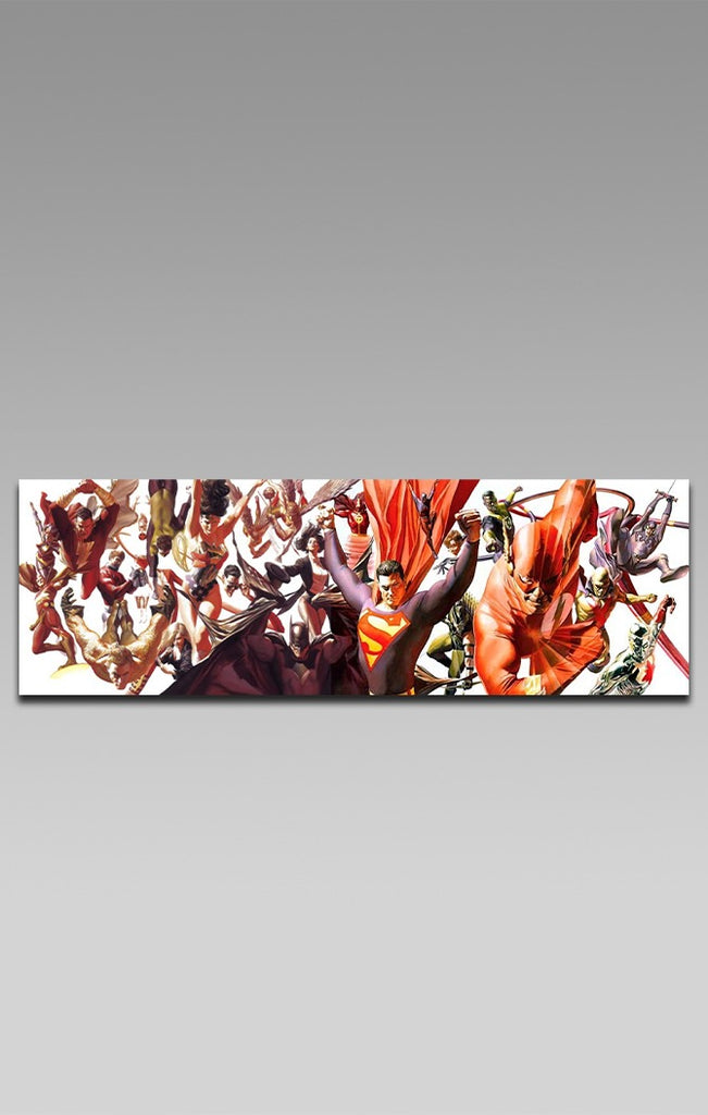 DC Unleashed - Autografado SEM Frame - Alex Ross - Paper - Fine Art
