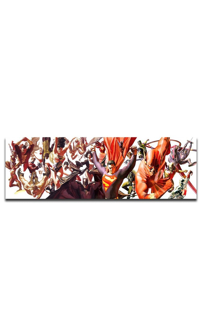 DC Unleashed - Autografado SEM Frame - Alex Ross - Paper - Fine Art