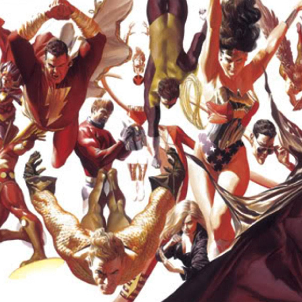 DC Unleashed - Autografado SEM Frame - Alex Ross - Paper - Fine Art