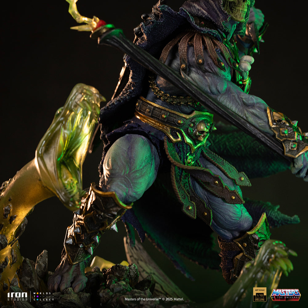 Estátua Esqueleto Unleashed - He-Man e os Mestres do Universo - Art Scale 1/10 - Iron Studios