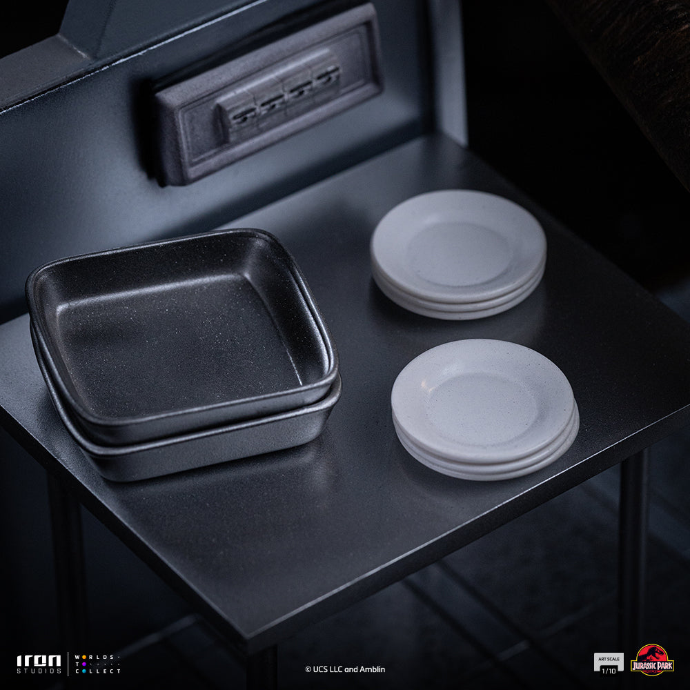 Voucher Pré-venda - Estátua Raptors at the Kitchen’s Door – Jurassic Park – Art Scale 1/10 – Iron Studios