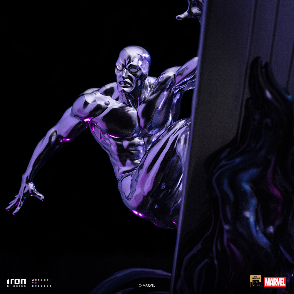 Voucher Pré-venda - Estátua Surfista Prateado Deluxe - Infinity Gauntlet Diorama - BDS Art Scale 1/10 - Iron Studios