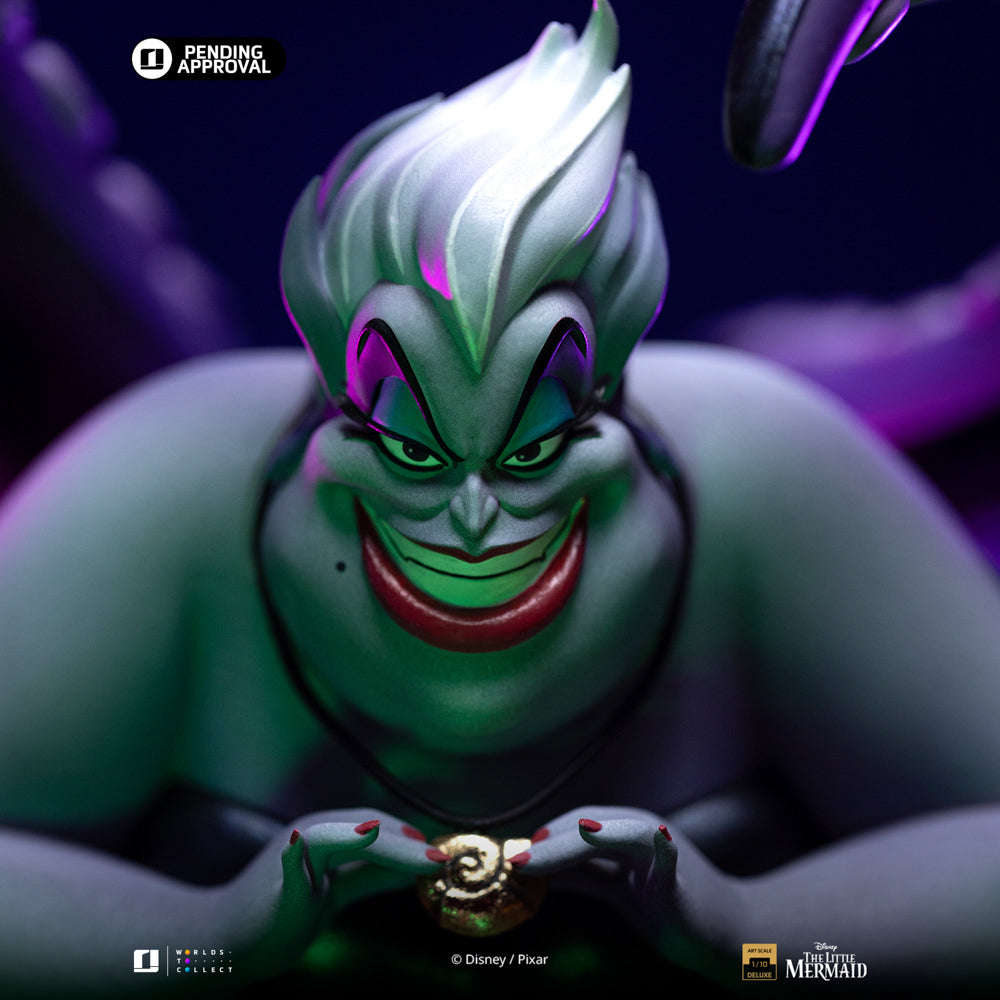 Estátua Ursula Deluxe - Disney's Villains - Art Scale 1/10 - Iron Studios