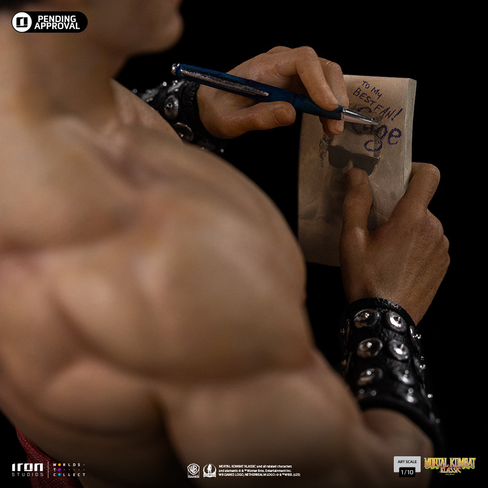 Estátua Johnny Cage - Mortal Kombat - Art Scale 1/10 - Iron Studios
