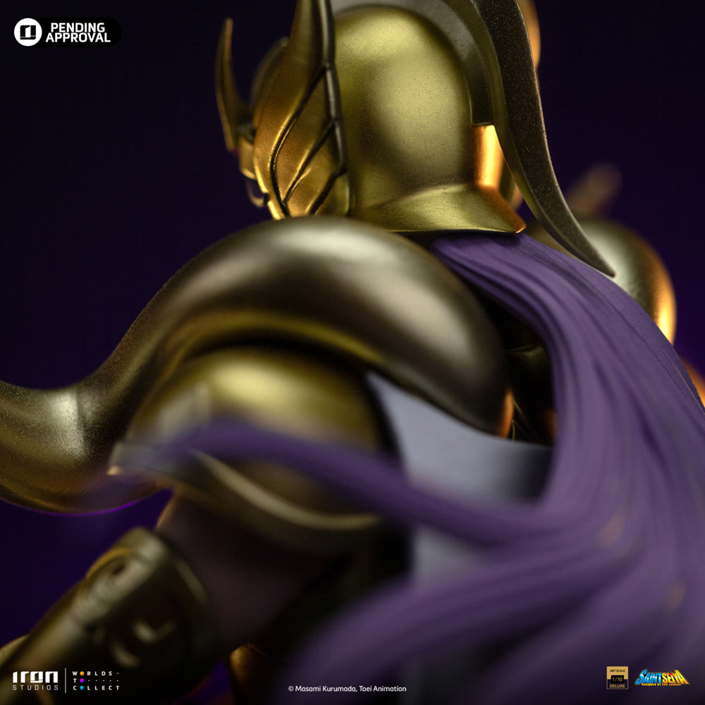 Estátua Aries Mu - Saint Seiya - Deluxe Art Scale 1/10 - Iron Studios