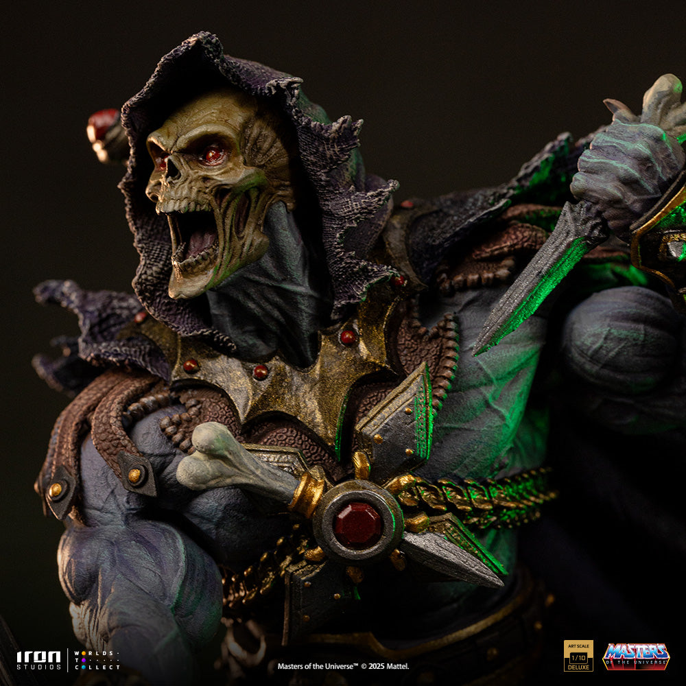 Estátua Esqueleto Unleashed - He-Man e os Mestres do Universo - Art Scale 1/10 - Iron Studios