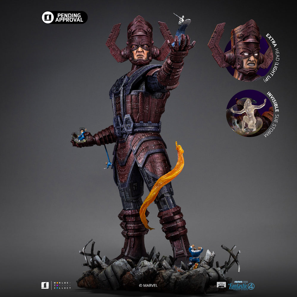 Voucher Pré Venda - Estátua  Galactus Diorama Deluxe - Fantastic Four - Demi Art Scale 1/20 - Iron Studios